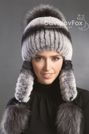 Сноп с ушами кролик рекс шиншилла