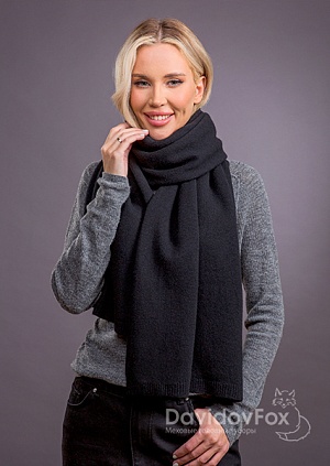 Палантин кашемир блэк