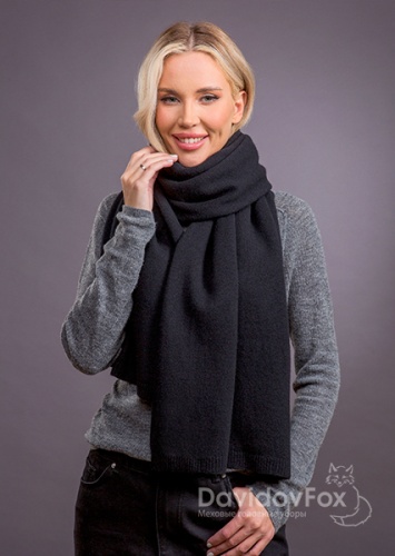 Палантин кашемир блэк