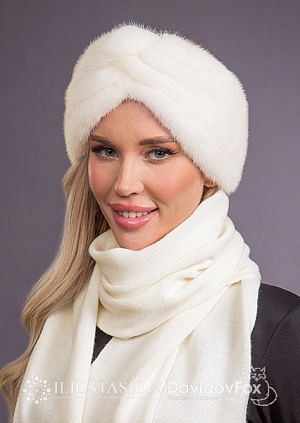 Повязка норка жемчуг